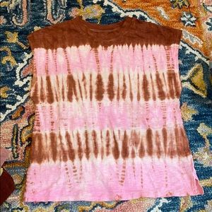 universal thread tie dye muscle t shirt